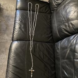 Crystals Wedding Lasso With Gold-tone Crucifix Wedding Lazo de Boda (6)