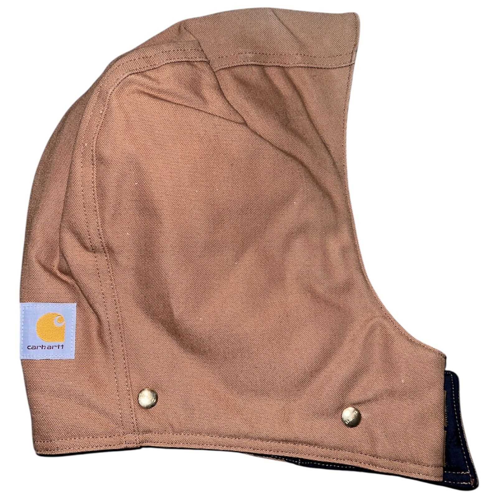 Carhartt Hood 102368 Mens S-XL Tan Beige Canvas Firm Duck Snap On Insulated NWOT