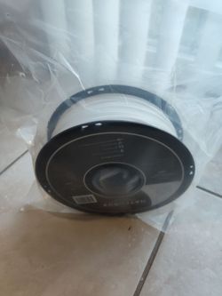 White color, 3d printer filament, 1.75mm, ABS, weight 1KG