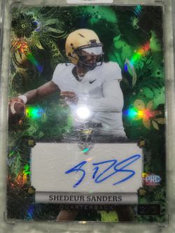 Shedeur sanders rookie card lot