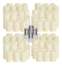 Waterproof Outdoor Flameless Candles - 72 PCs