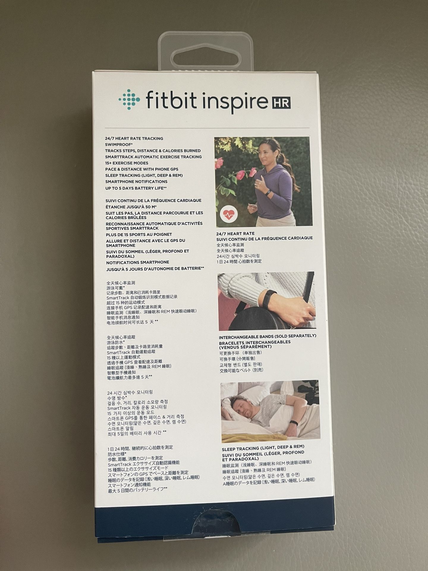 Reloj inteligente Fitbit Inspire HR