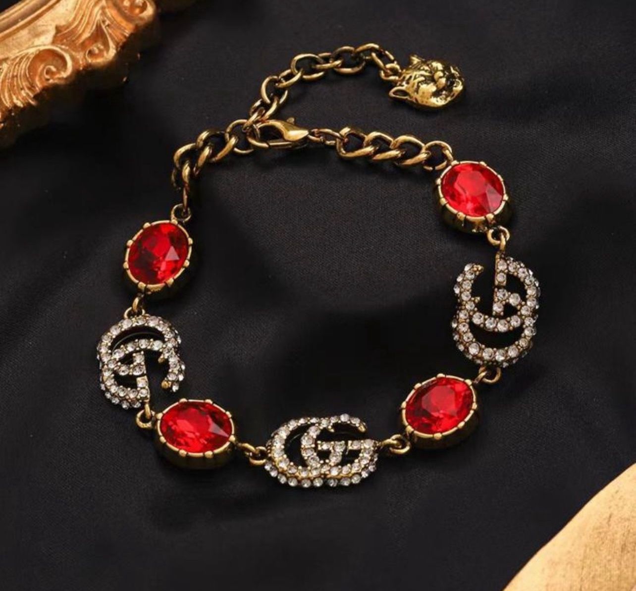GG Red And Gold Bracelet
