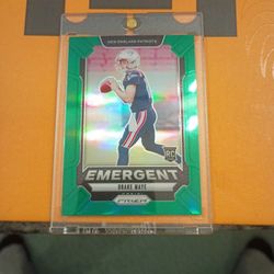 Drake Maye Green Prizm