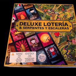 Deluxe Loteria & Serpientes & Escaleras Mexican Traditional Board Game