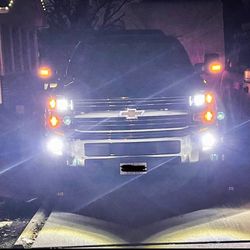 2504 PSX24W LED Fog Light Bulbs 6000K Xenon White 360° Light, Xtreme Super Bright PG20/7 Base Fog Lamps Replacement 5730 33-SMD 
