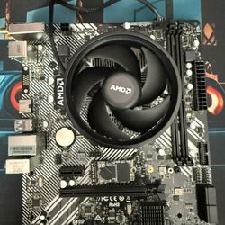 ASROCK A320M/AC W/ RYZEN 5 5500 CPU & 120gb M.2 SSD