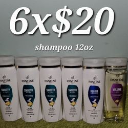 6 Shampoo Pantene 12oz