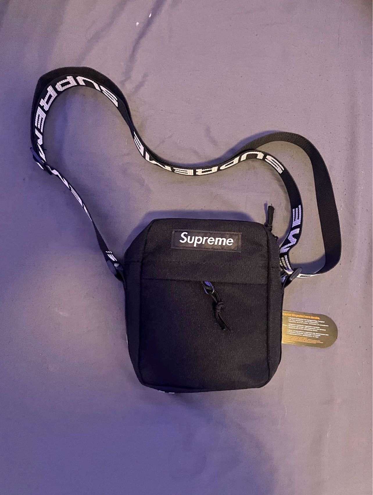 Supreme Black Crossbody Bag