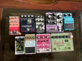 Selling these pedals