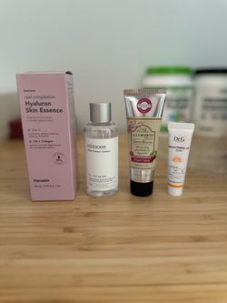New/gently used skincare (Hanskin, Mixsoon, Á la Maison, Dr G)