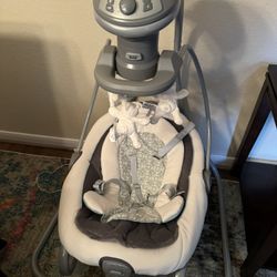 Graco DuetSoothe Swing and Rocker with Removable Swing Seat and 6 Swinging Speeds for Toddler Swing Seat and Swing Chair