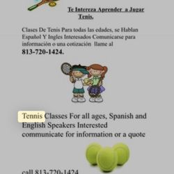 Professional tennis and table tennis classes are offered for all ages. From 6 years old and up to adults, thank you for $100 dollars per hour.
