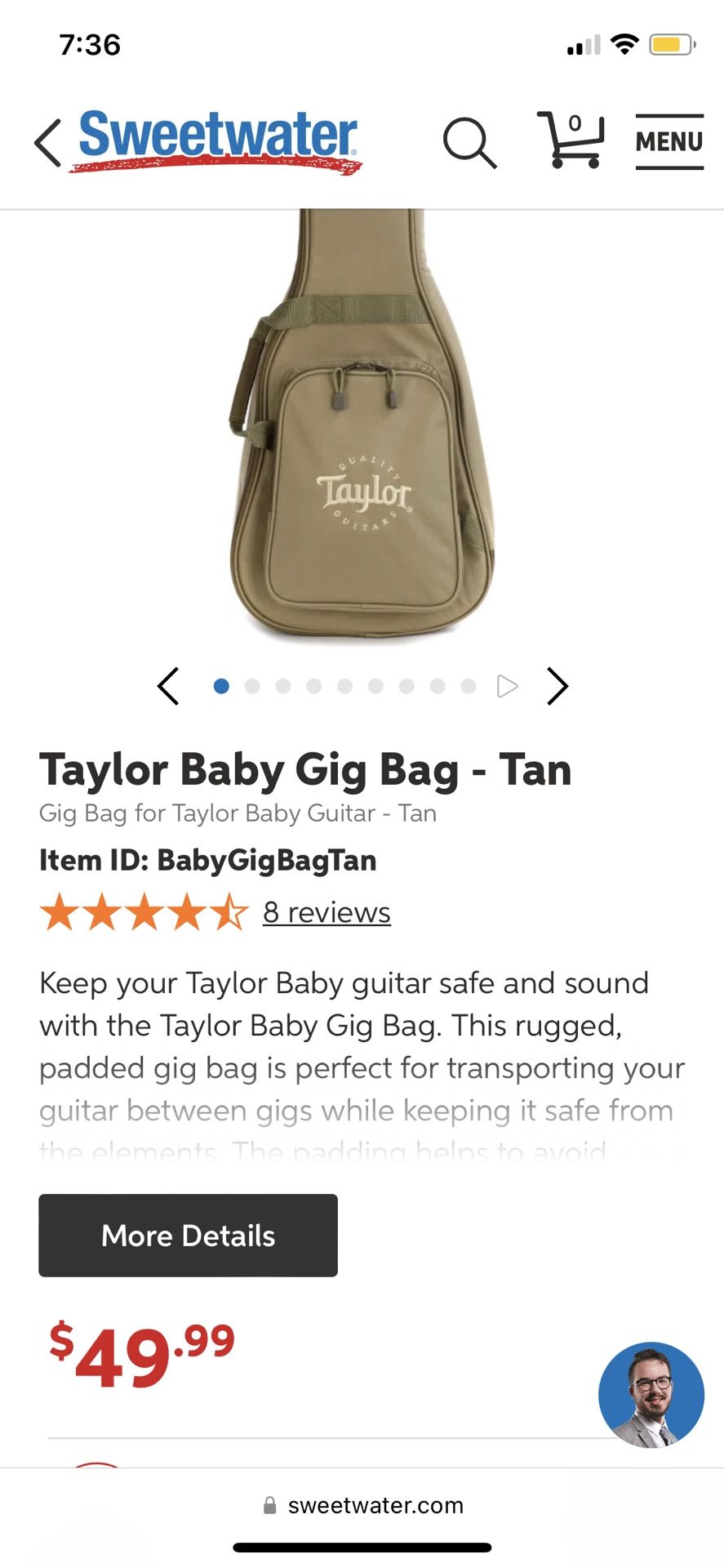 Taylor Gig Bag Mini Ran