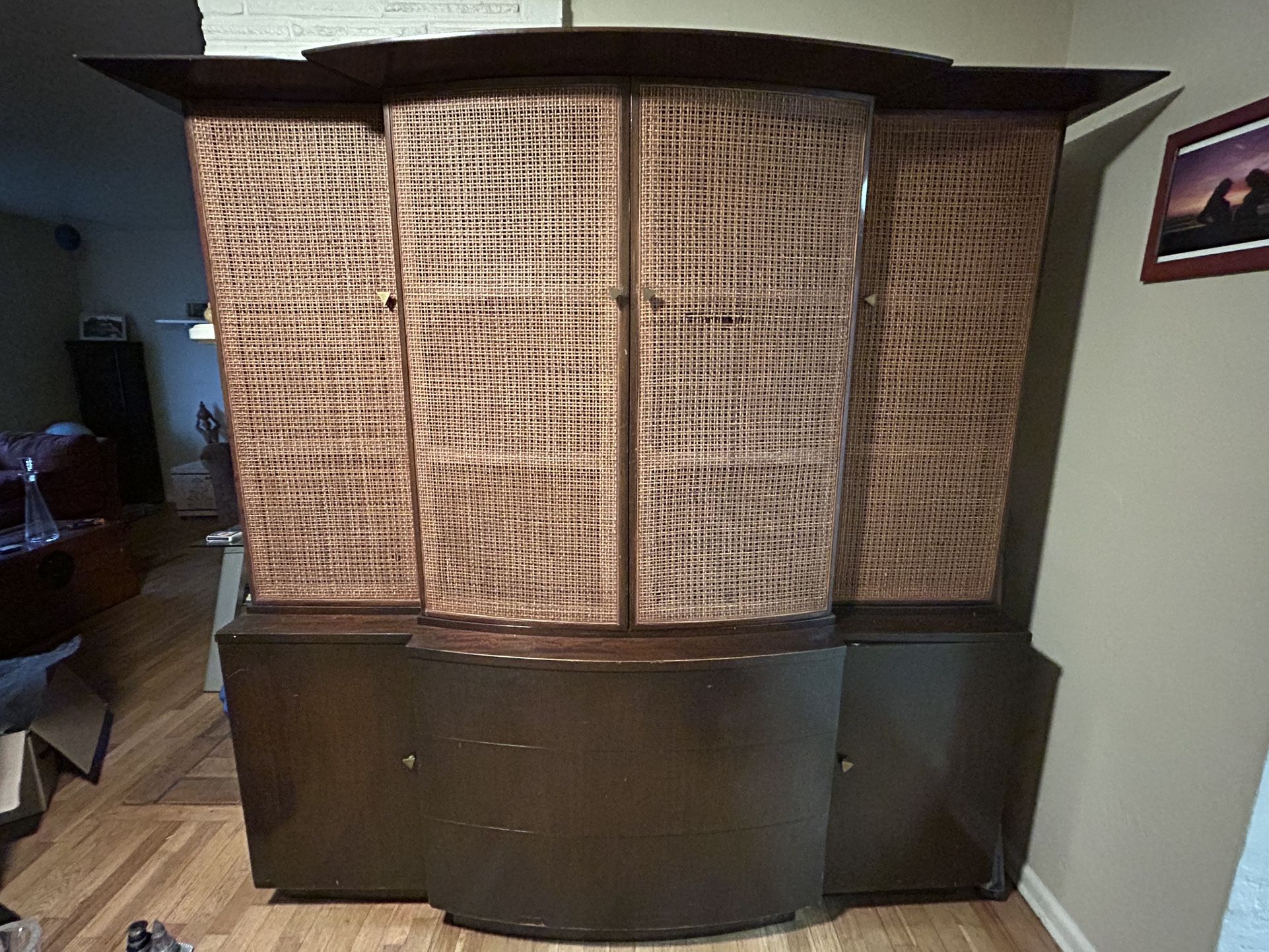 Gorgeous Antique John Stuart Break Front