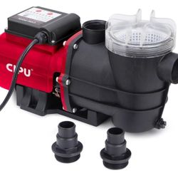 1/2 HP Pool Pump with Timer, 3120 GPH, Filter Basket, 115V Self-priming 3120GPH above ground pool 