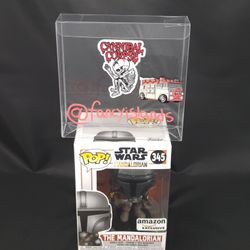 FREE The Mandalorian Funko POP! Star Wars #345 Amazon Exclusive Metallic