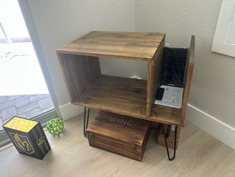 Custom built record player stand