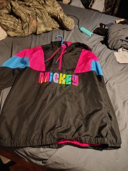 Mickey Mouse Windbreaker Pullover Jacket