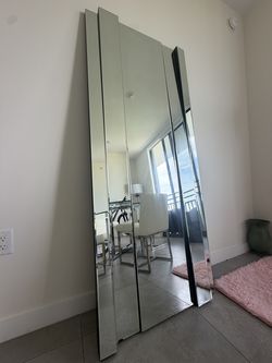 large designer mirror