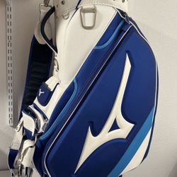 MIZUNO Professional Tour Golf Bag⛳️ Blue White ✨EXCELLENT 