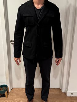 Calvin Klein & Zara Wool Coats (size 42)
