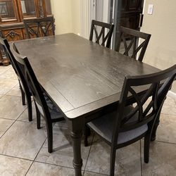 Black Dining Table