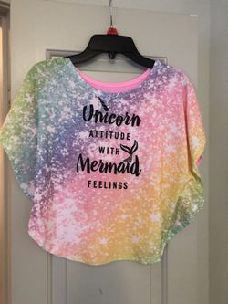 Justice shirt brand new size 6/7 girls