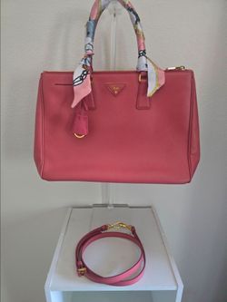 Authentic Pink  Prada Safiano Bag