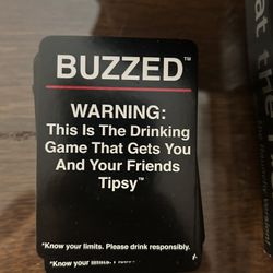 buzzed card game
