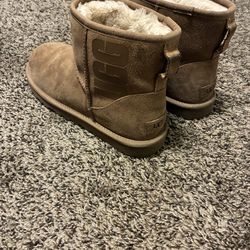 Tall tan uggs