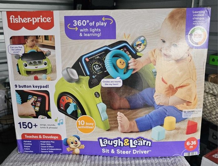 Fisher Price Sit and Steer Driver (Brand New)
