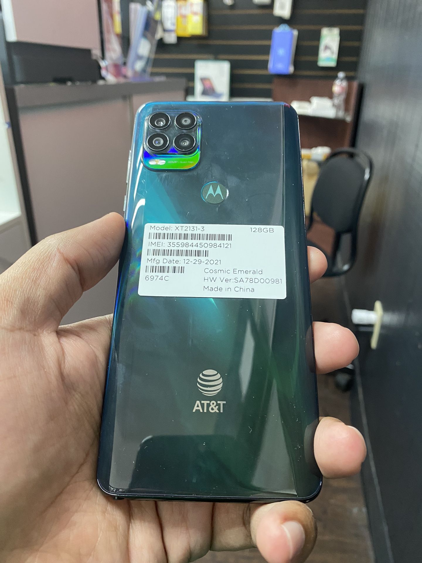 MOTORLA moto g stylus 5g 2022 128gb in green Colour for AT&T and Cricket