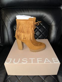 JustFab Booties Caramel
