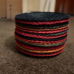 Wicker Paper plate holders