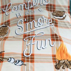 “Campers Have S’more Fun” 72” fleece blanket
