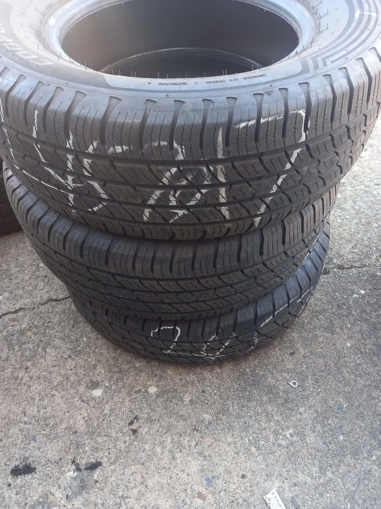 3 COOPER 245 70 17 TIRES GREAT SHAPE