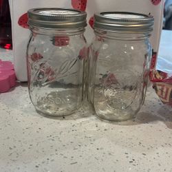 Glass mason jars