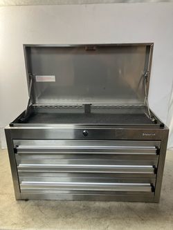 SteelteK Stainless Steel 3-Drawer Tool Chest