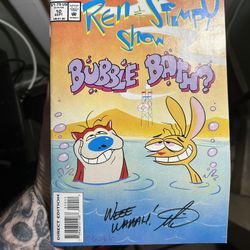 Ren & Stimpy Autograph Comic Book