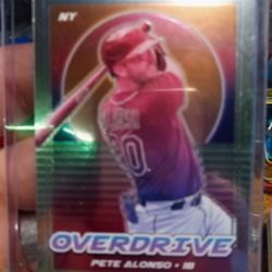 2021 Panini Chronicles Pete Alonzo Overdrive Rookie Card