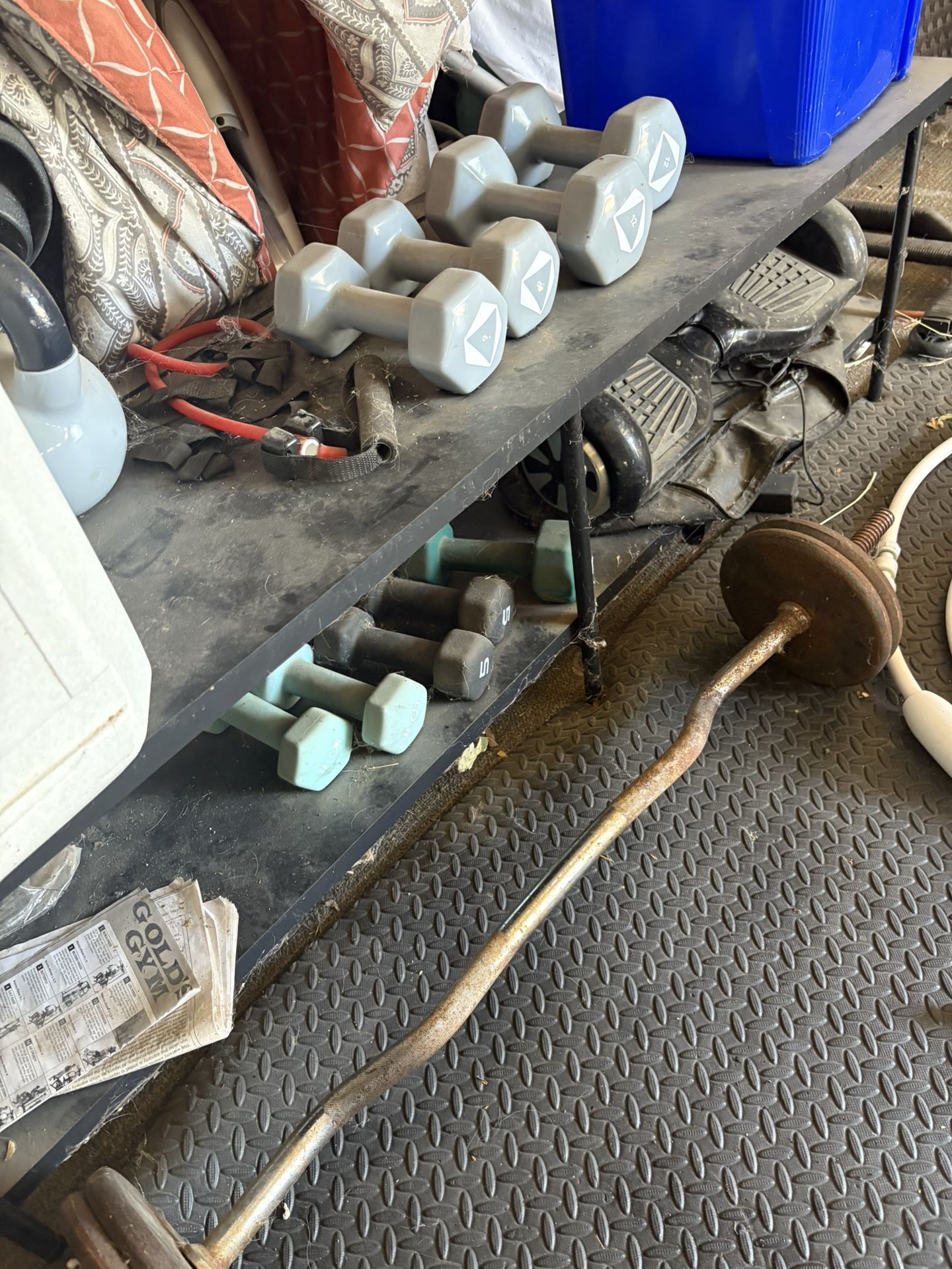 Weight Lifting Table For Dumbbells