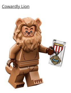 Lego Movie 2 Wizard of Oz Cowardly Lion Minifigure