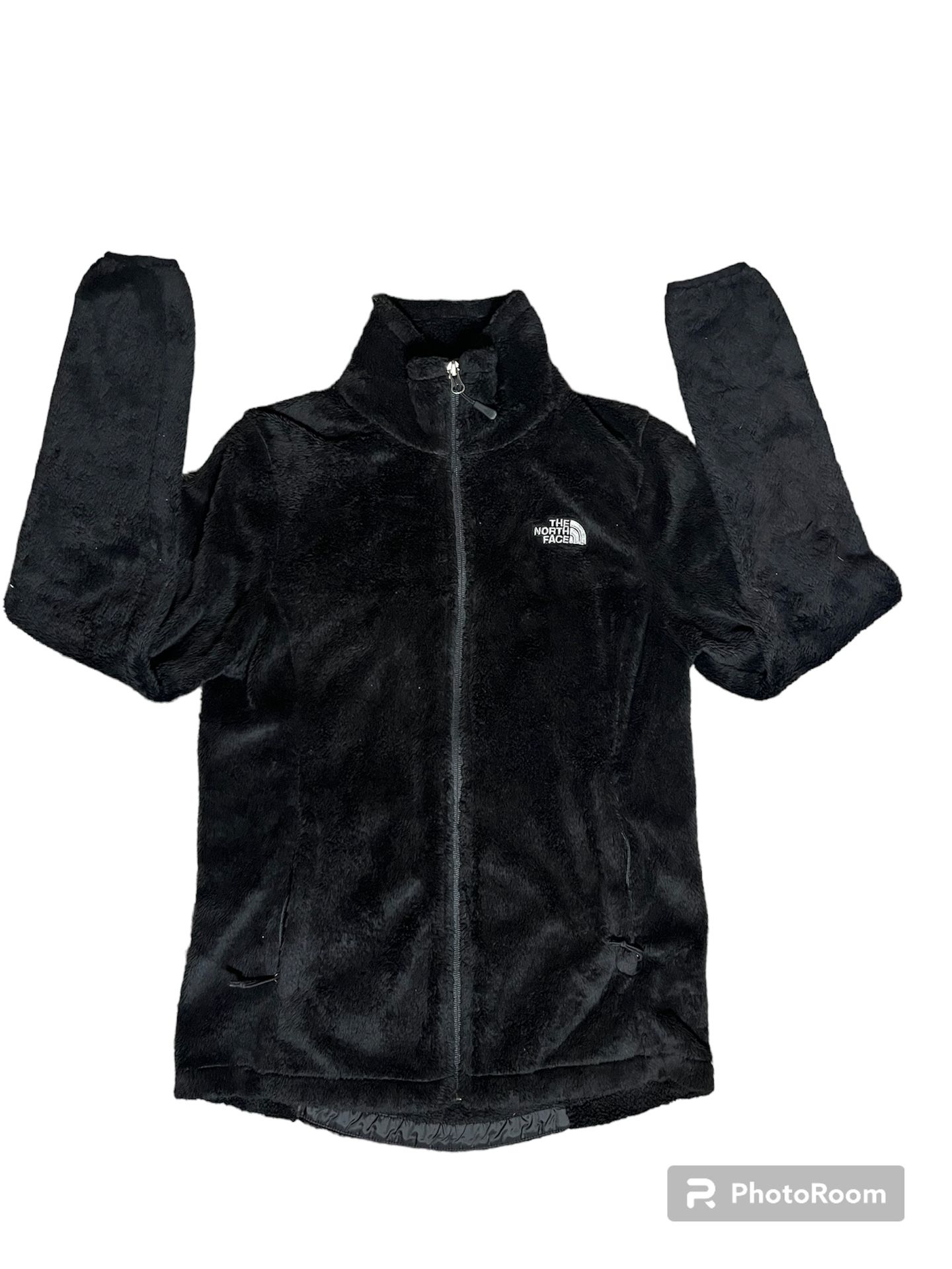 The North Face Women's Black Sherpa Fleece Full Zip Up Jacket Size Small S