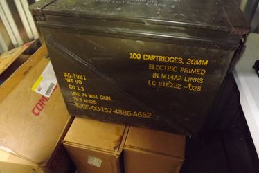 Military 20mm Ammo Can Metal Storage Box