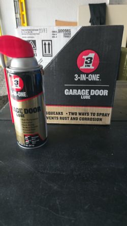Garage door lube