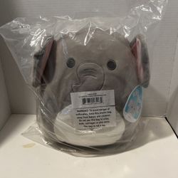 Squishmallow 12" Emma the Baby Grey Elephant Plush