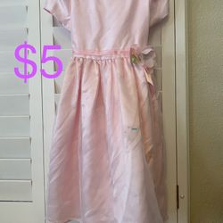 Pink Spring Girls Dress Size 8