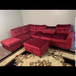new Sectional + Ottoman 