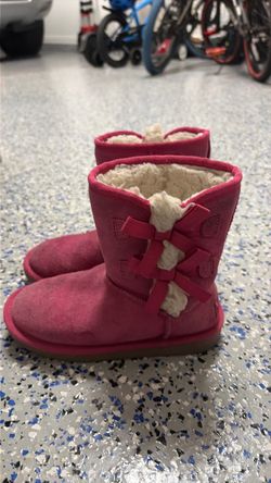 Girls Ugg Pink Boots Sz 13